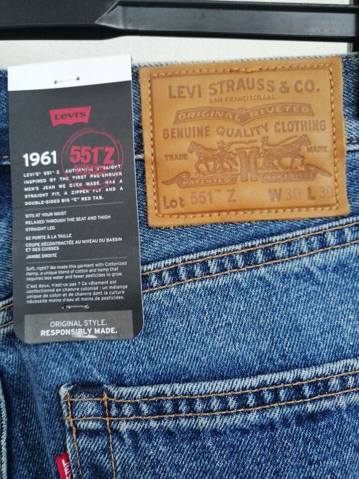 W30/L30 Levi's 551 Men's Jeans Pants Authentic Straight