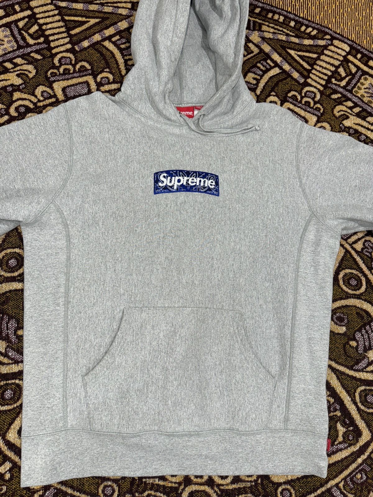Supreme Supreme Blue Bandana Box Logo Bogo Size US L / EU 52-54 / 3 - 2 Thumbnail
