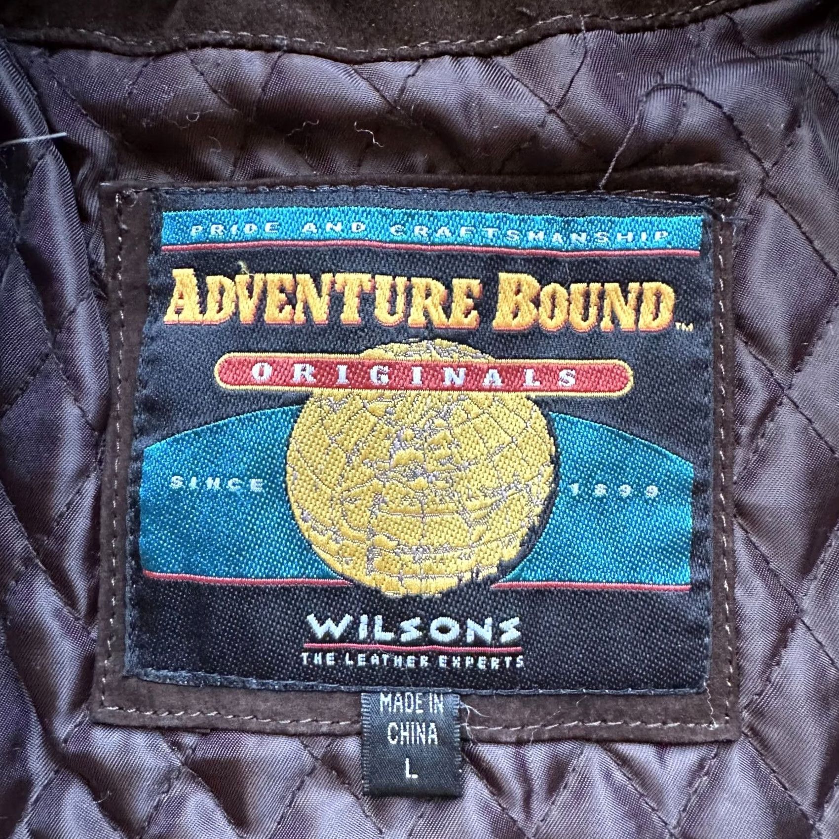 Vintage VINTAGE Wilsons Adventure Bound Leather Parka Jacket Mens Large Dark Brown Belted Zip Size US L / EU 52-54 / 3 - 4 Thumbnail