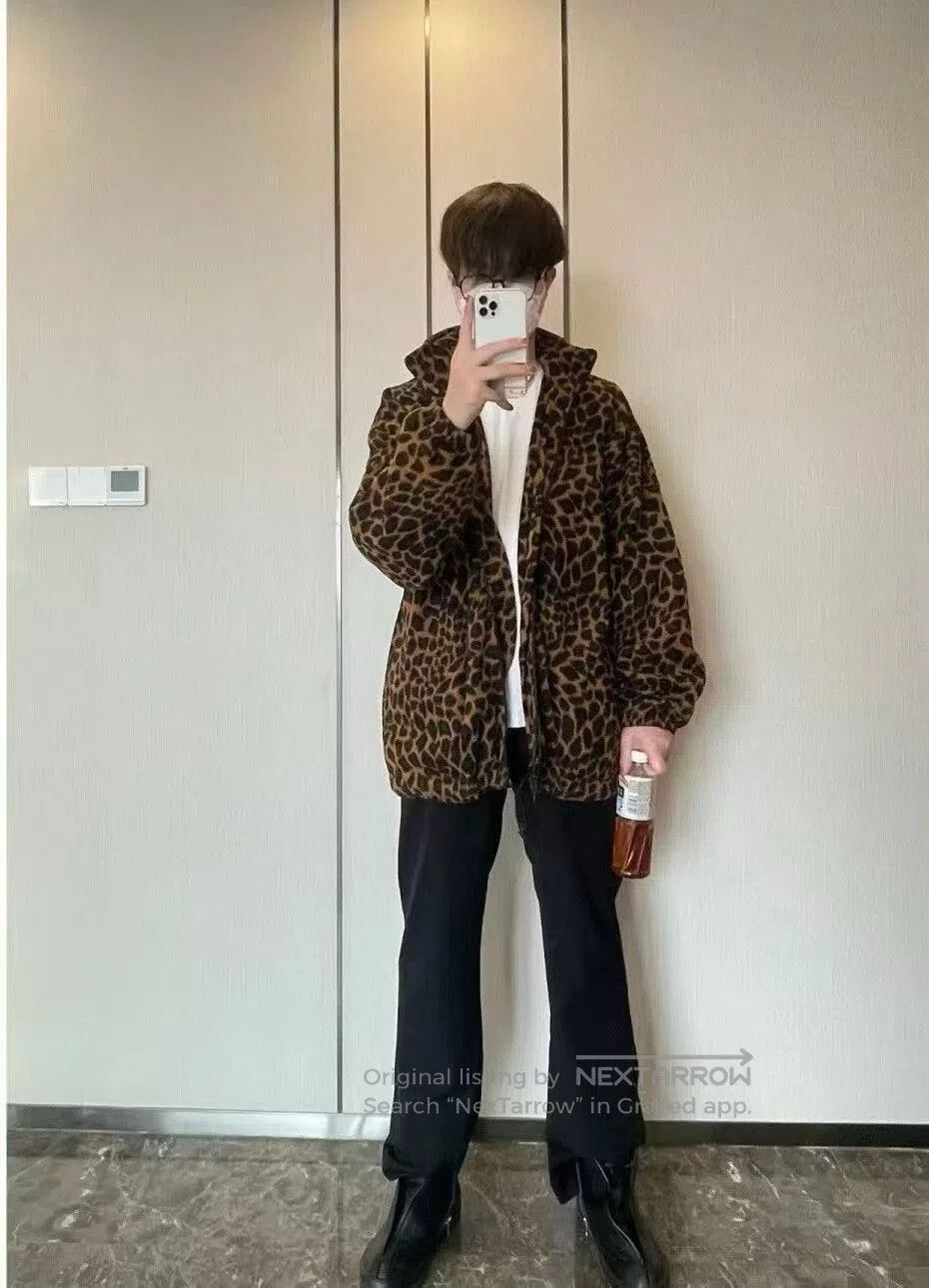 Balenciaga Balenciaga Leopard Print Fleece Jacket Size 36. Size XS / US 0-2 / IT 36-38 - 7 Thumbnail