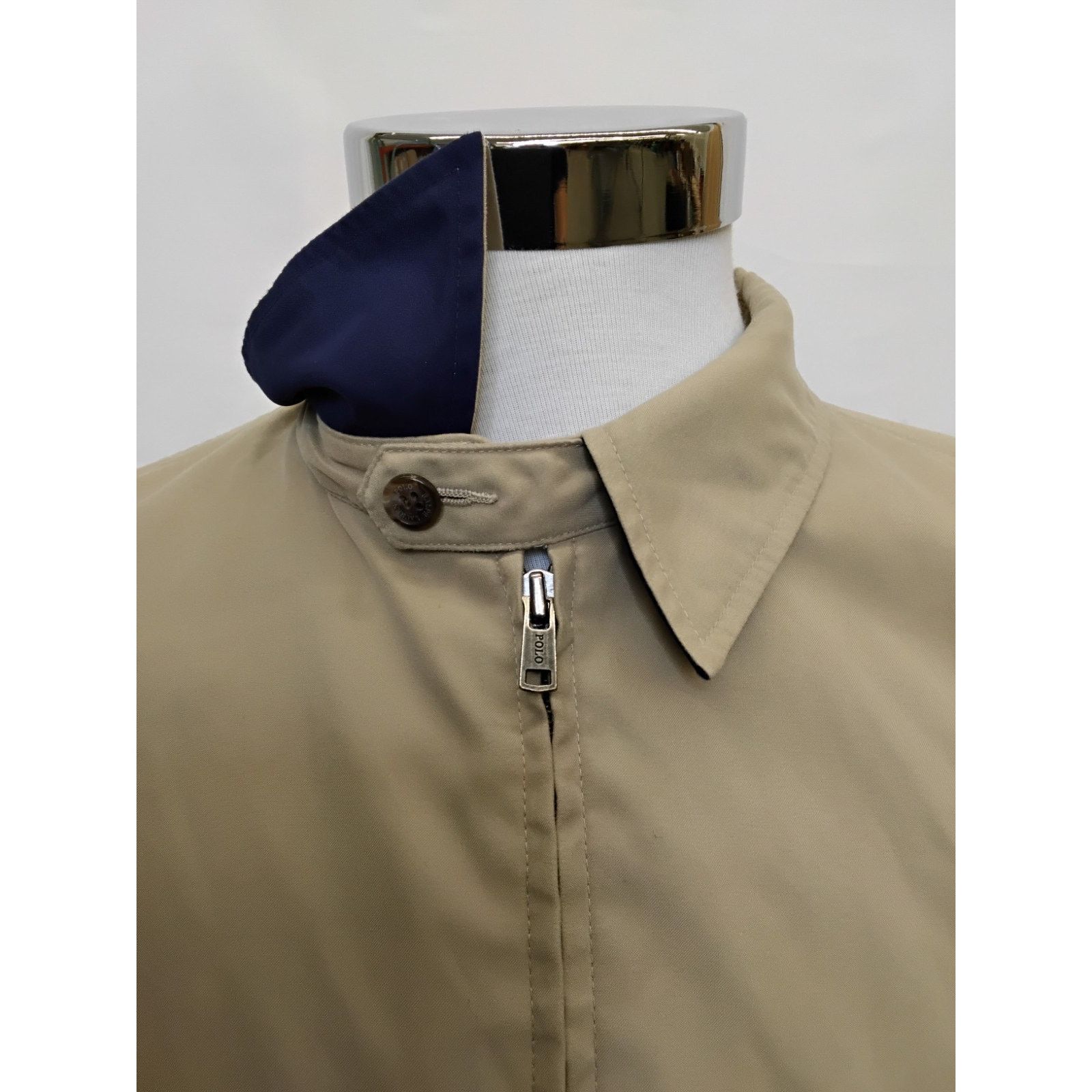 Polo Ralph Lauren Polo Ralph Lauren Bomber Jacket Men's L Tan Blue Label 90s Size US L / EU 52-54 / 3 - 5 Thumbnail