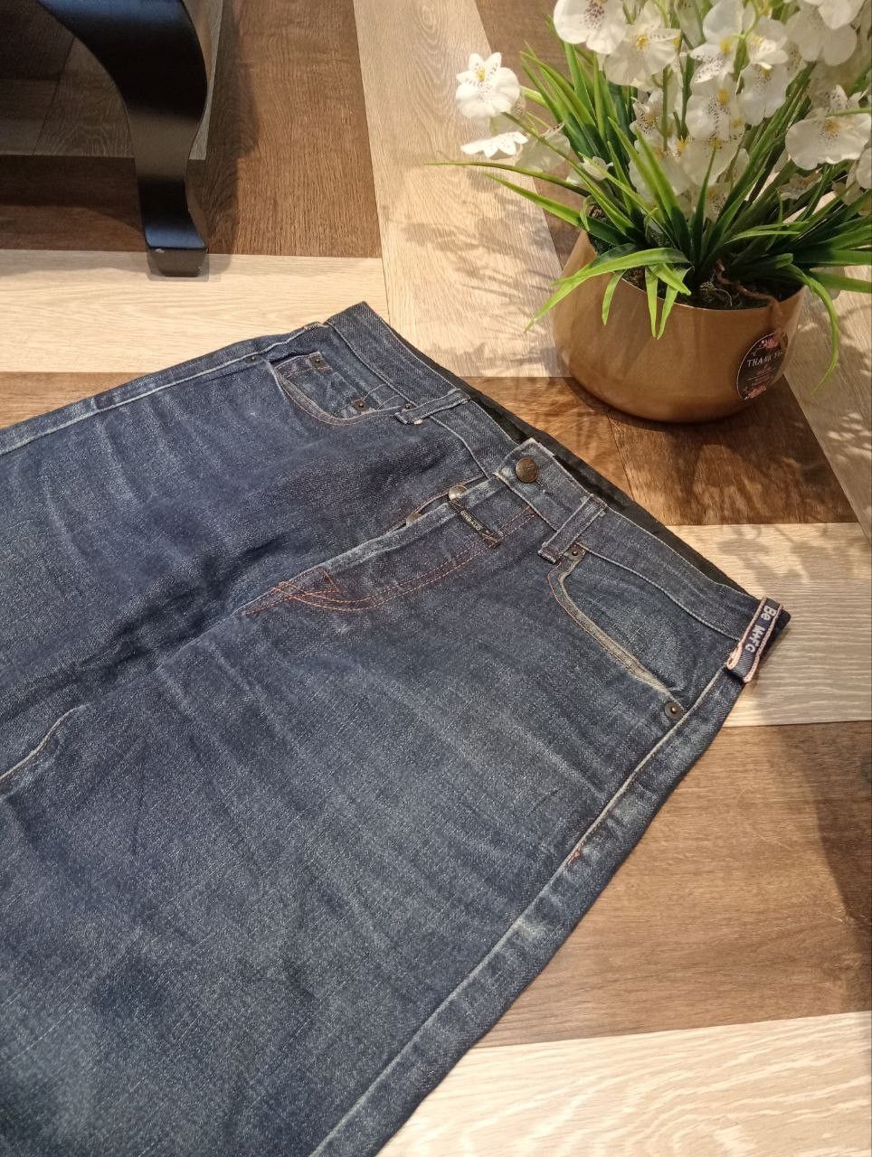 Marithe + Francois Girbaud MARITHE FRANCOIS GIRBAUD JAPAN BLUE DENIM PANTS Size US 31 - 5 Thumbnail