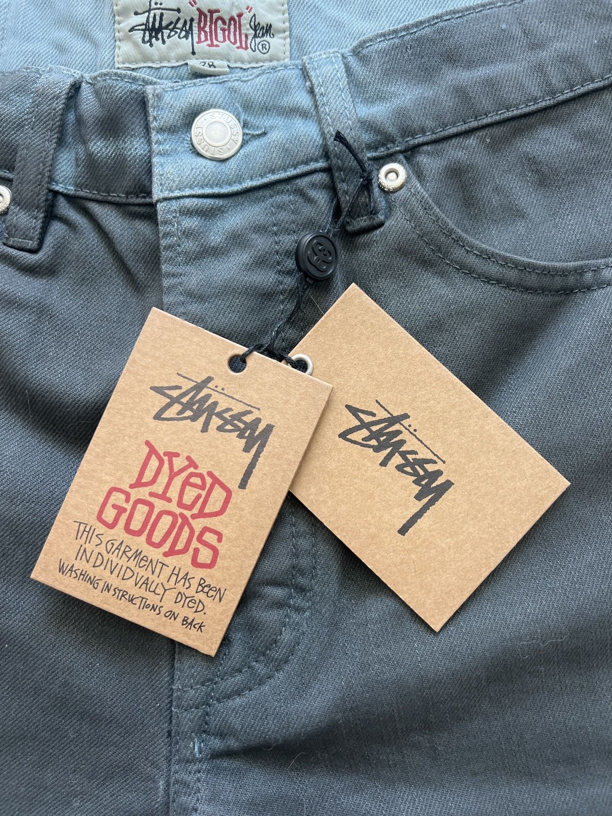 Stussy × Vintage Stussy Big Ol Shorts Spray Dye Size US 28 / EU 44 - 5 Thumbnail