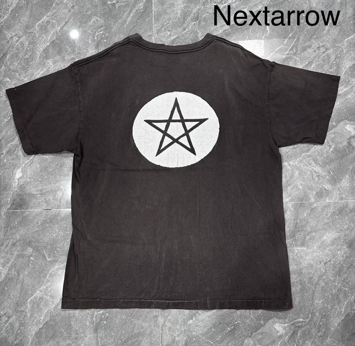 Saint Michael Saint Michael White Ghost Face Popular Washed Short Sleeve Size US XL / EU 56 / 4 - 2 Thumbnail