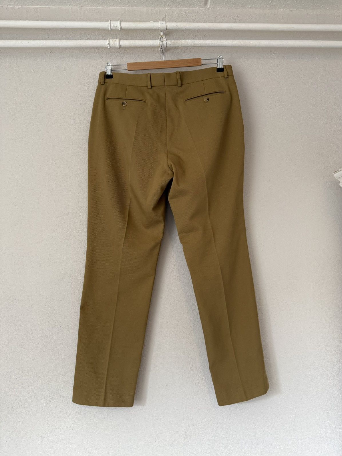 Gucci Camel Trousers with Web Stripe Trim Size US 36 / EU 52 - 6 Thumbnail