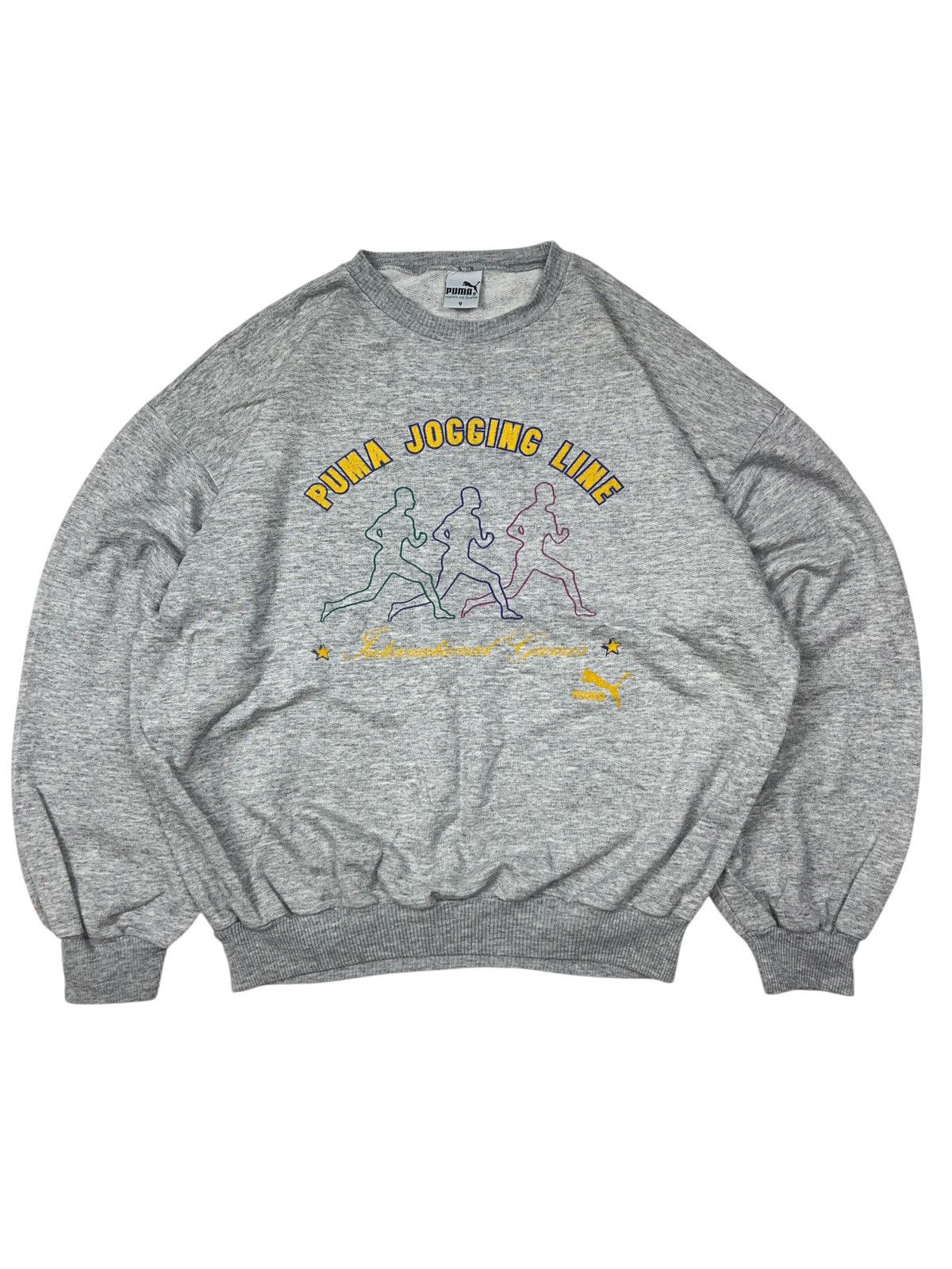 Puma Vintage 80s Puma Jogging Life International Games Sweatshirt Size US XL / EU 56 / 4 - 1 Thumbnail