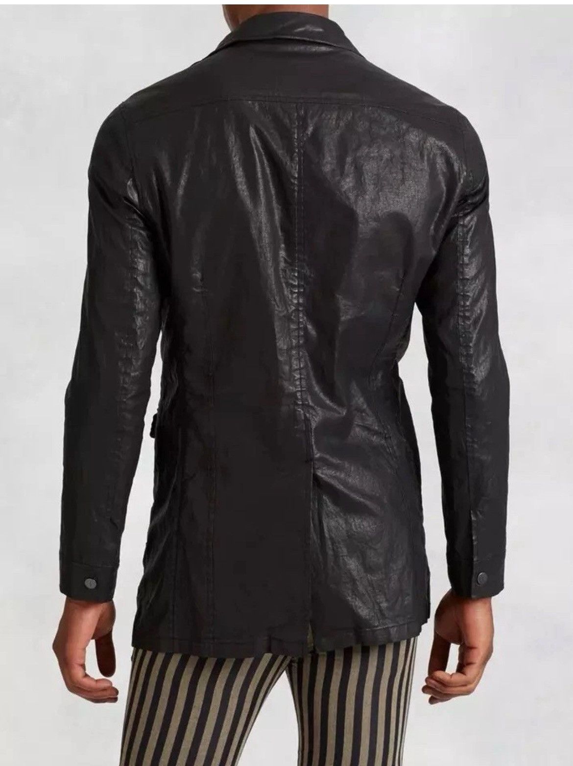John Varvatos Linen Resin Coated Coat EU 48 USA 38 Size US M / EU 48-50 / 2 - 2 Thumbnail