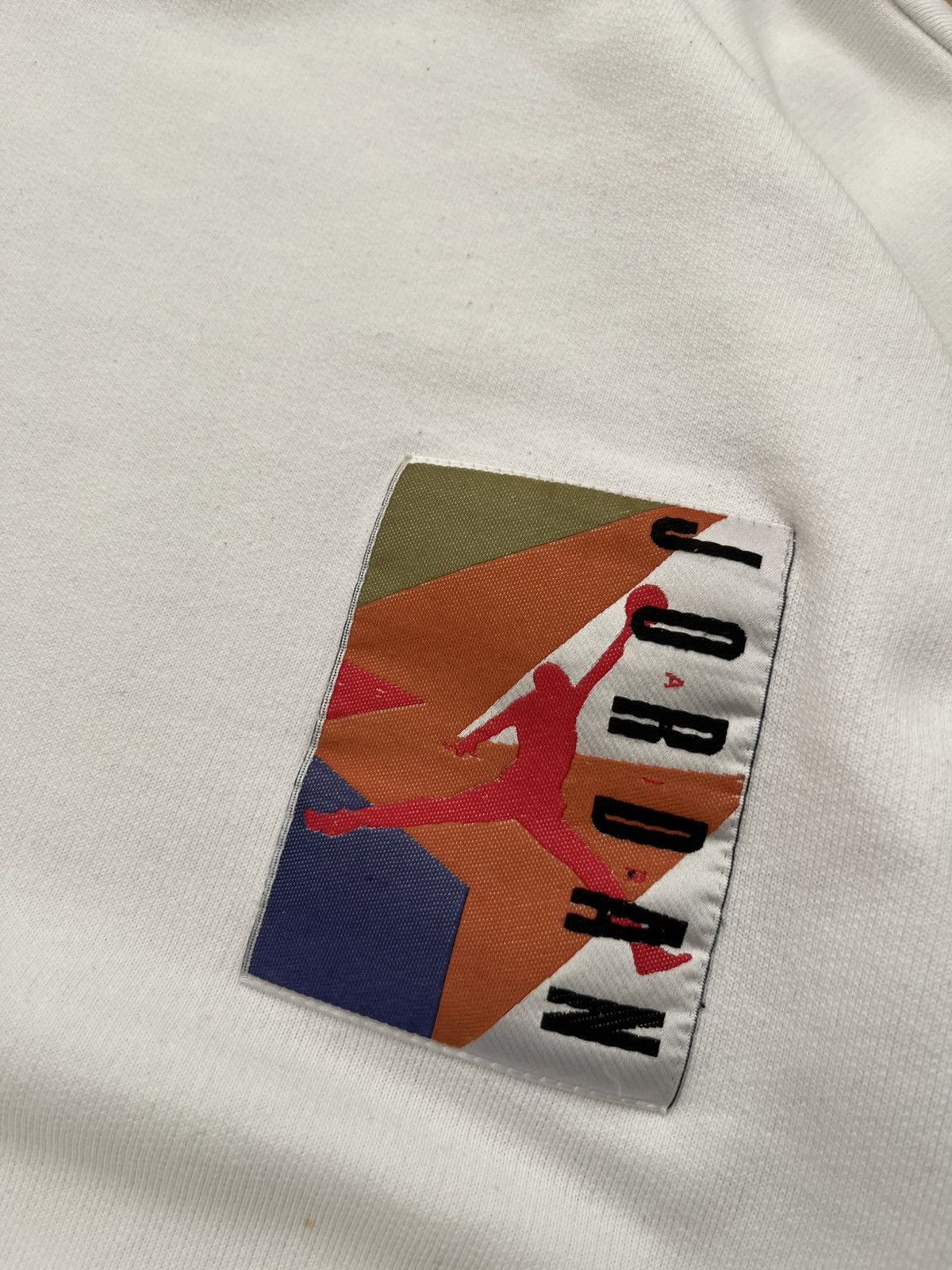Nike 💥 Rare Vintage Hype Nike Jordan Sweatshirt Y2K Size US L / EU 52-54 / 3 - 5 Thumbnail