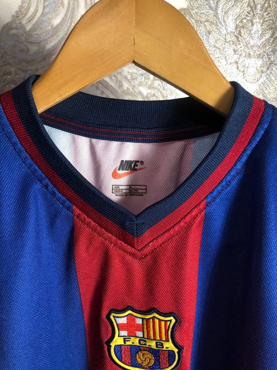 Nike × Vintage VERY RARE NIKE FC BARCELONA SPAIN SOCCER JERSEY RETRO 90s Size US S / EU 44-46 / 1 - 4 Thumbnail