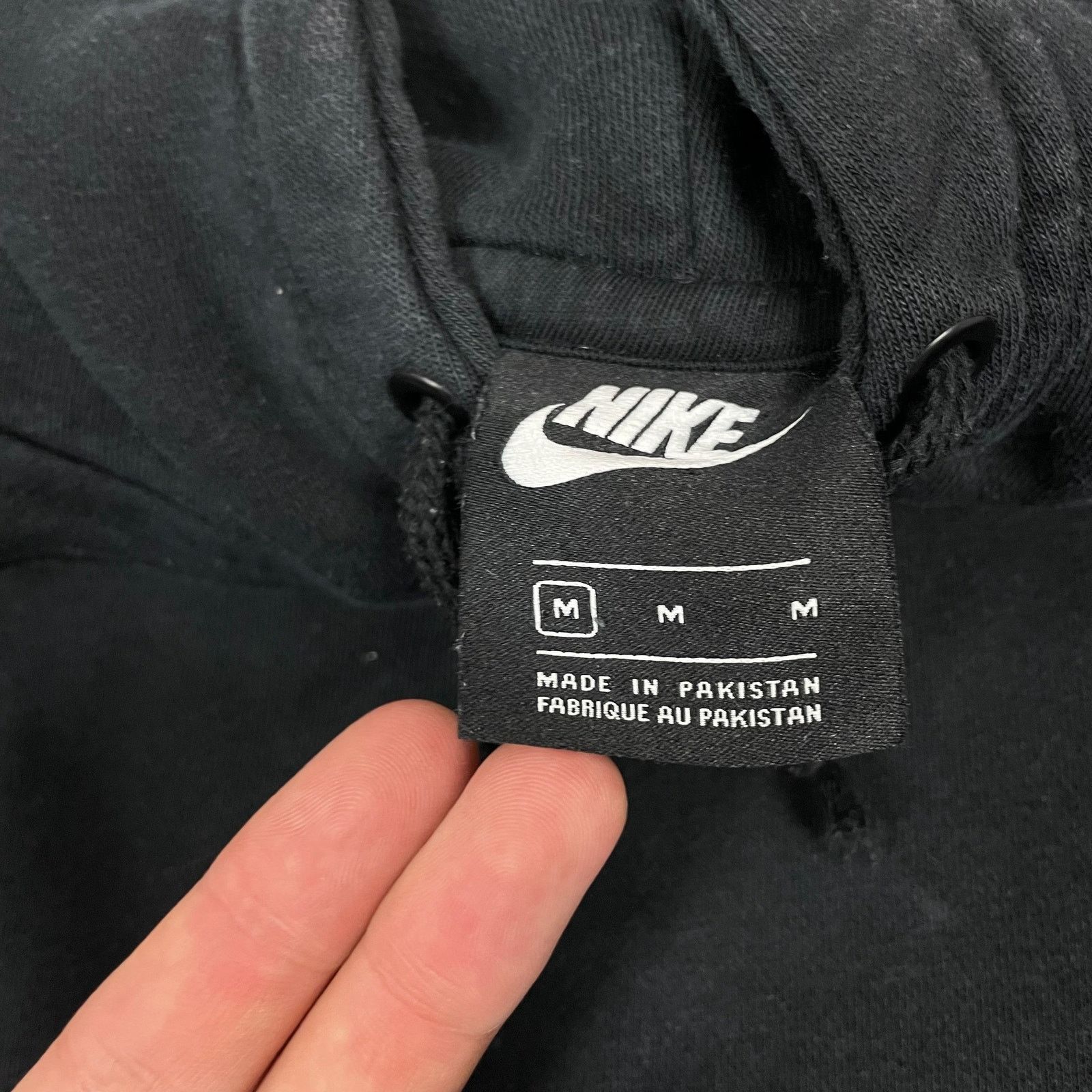 Nike Nike Sportswear Women's Black Cotton Fleece Hoodie Medium Size M / US 6-8 / IT 42-44 - 8 Thumbnail