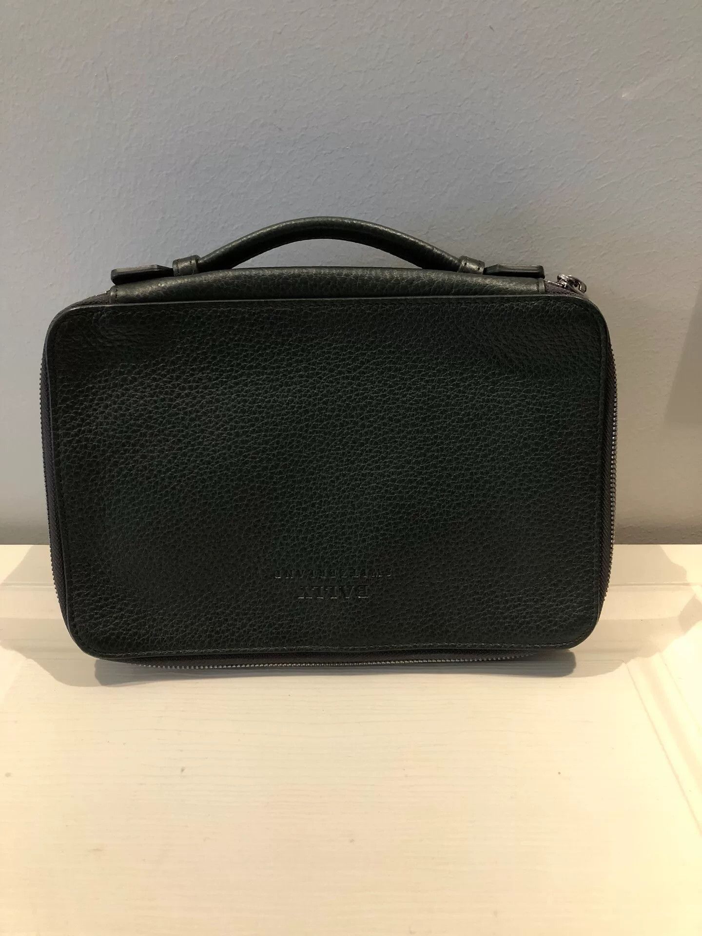 Bally Bally Green Business Leather Clutch Size ONE SIZE - 1 Thumbnail