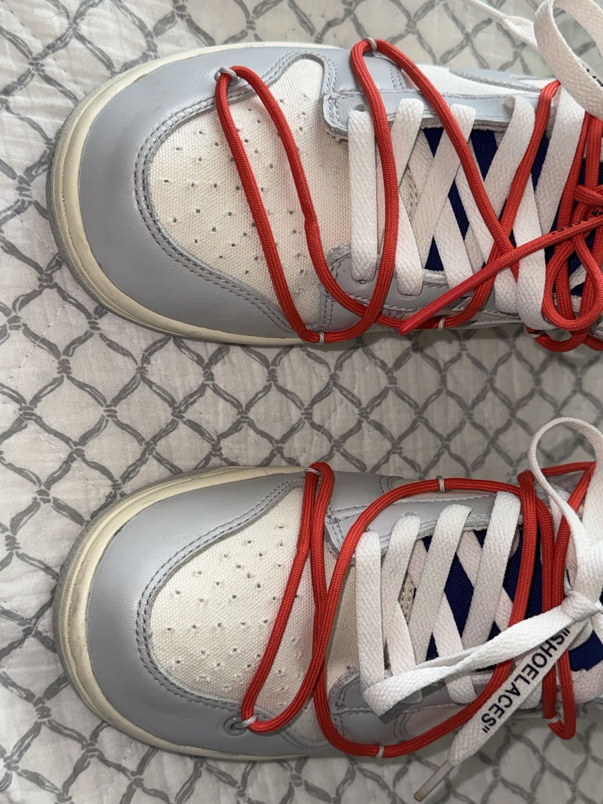 Nike × Off-White Nike Dunk Low ‘ Off White Lot 23 ’ Size US 9 / EU 42 - 8 Thumbnail