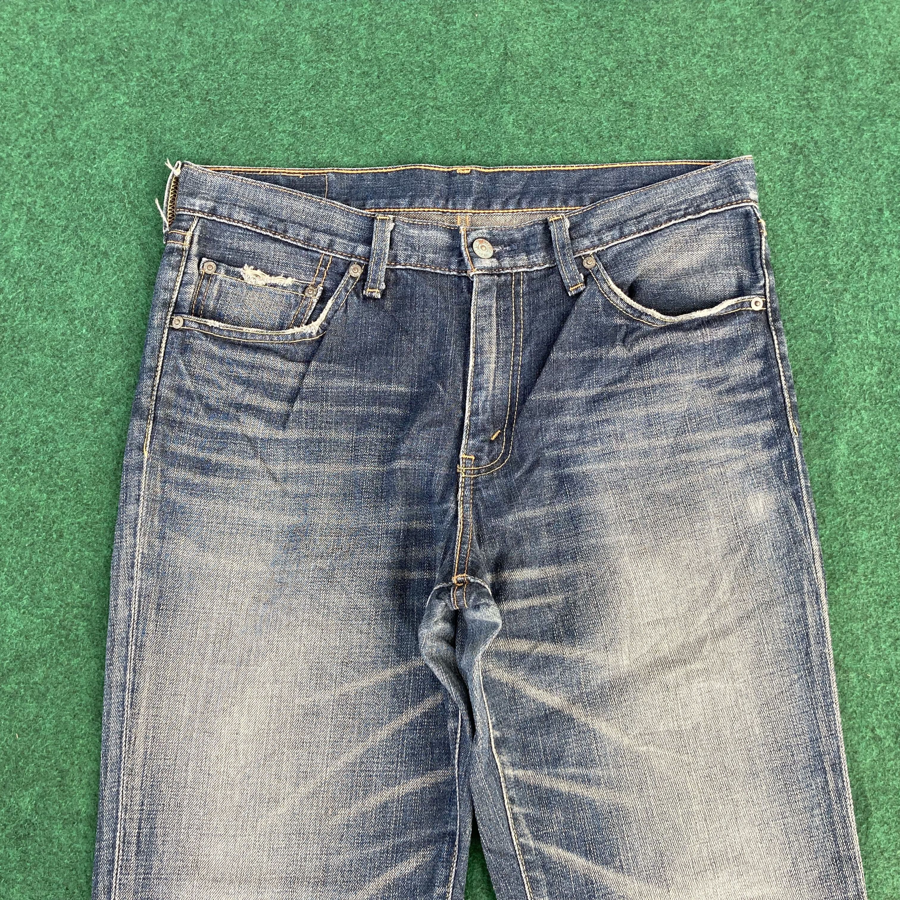 Levi's × Vintage Vtg Levis 517 Faded Denim Sz 34 Blue Flare Bootcut Jeans Size US 34 / EU 50 - 3 Thumbnail