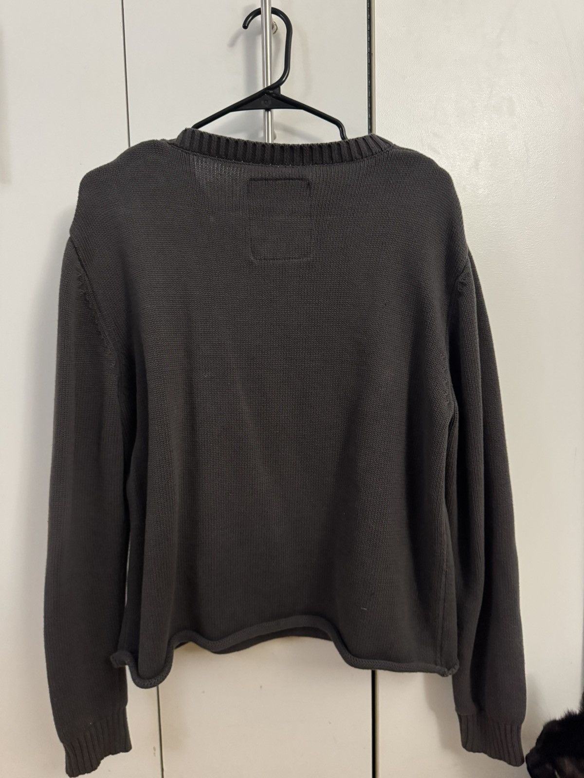basketcase gallery Basketcase Gallery Raw College dark grey knit sweater Size US XL / EU 56 / 4 - 2 Thumbnail