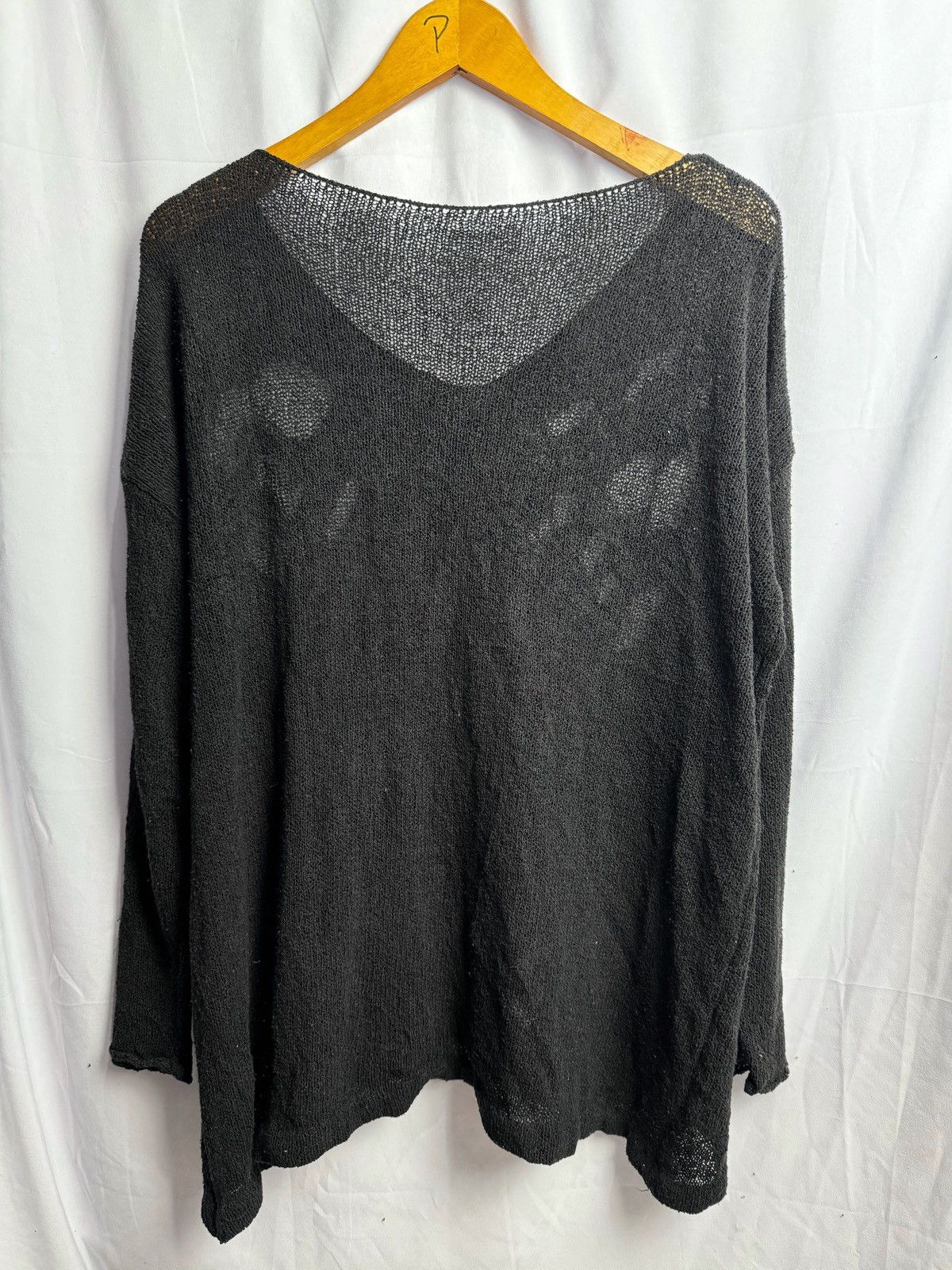 Japanese Brand Distressed Japanese Open Knit archive style Size US L / EU 52-54 / 3 - 2 Thumbnail