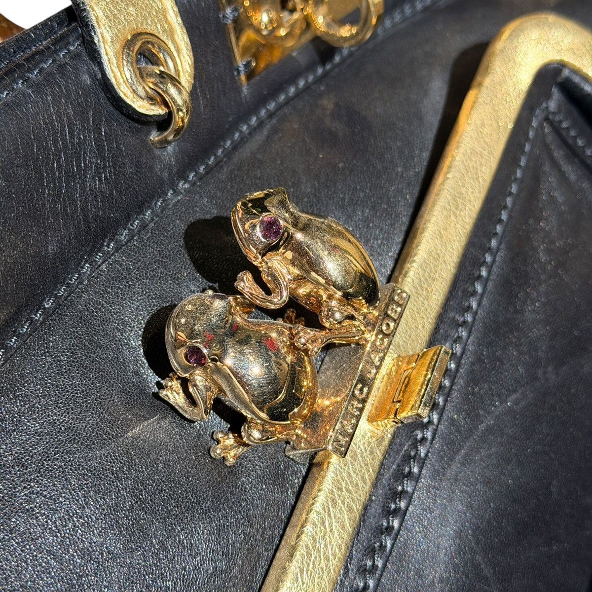Marc Jacobs Limited Duffy frog leather tote Size ONE SIZE - 4 Thumbnail