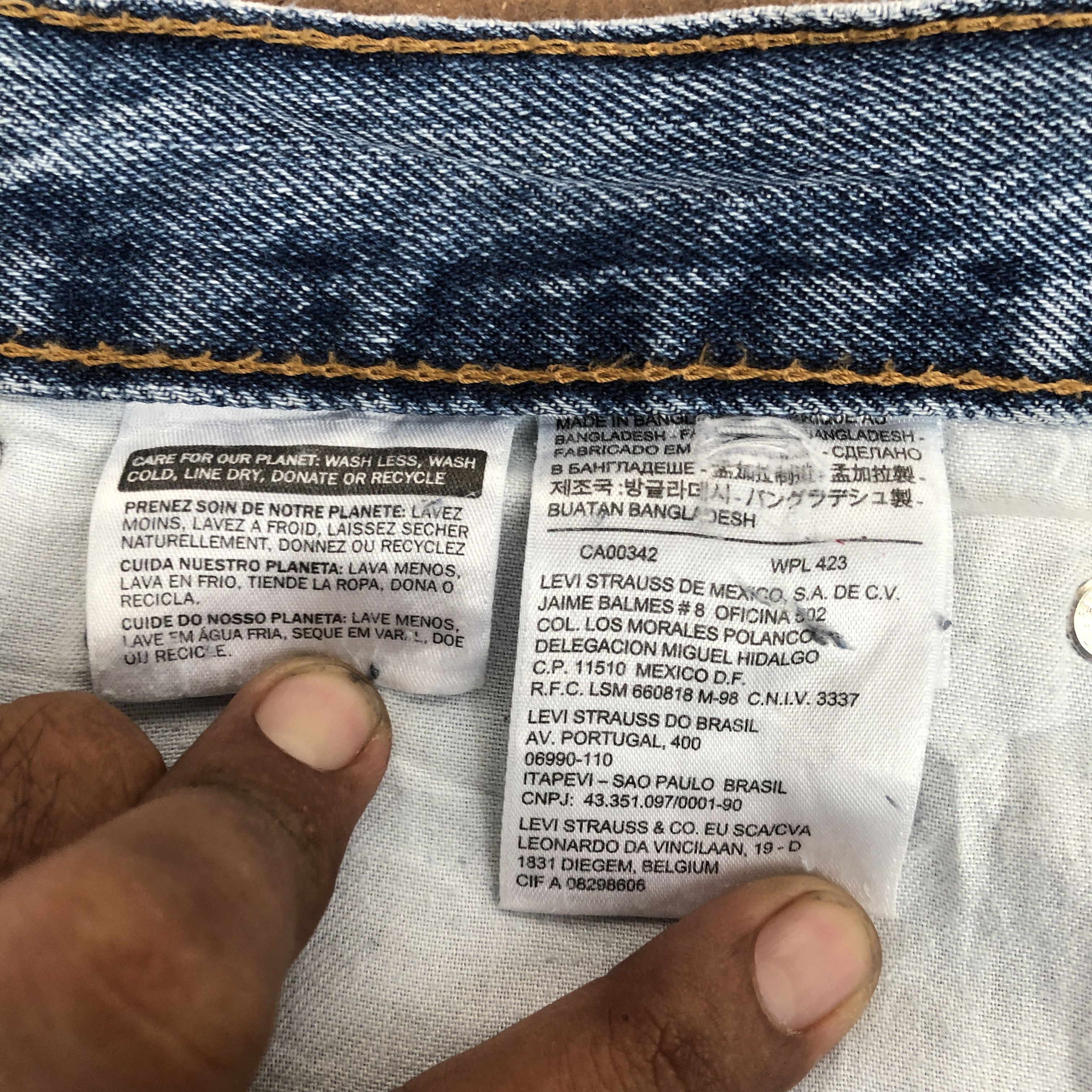 Levi's Vintage Y2K Levis 516 Faded Jeans Levi's Light Wash Denim Size US 34 / EU 50 - 8 Thumbnail
