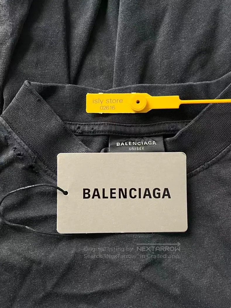 Balenciaga Balenciaga Oversized Round Neck Short Sleeve T-Shirt Size US L / EU 52-54 / 3 - 5 Thumbnail