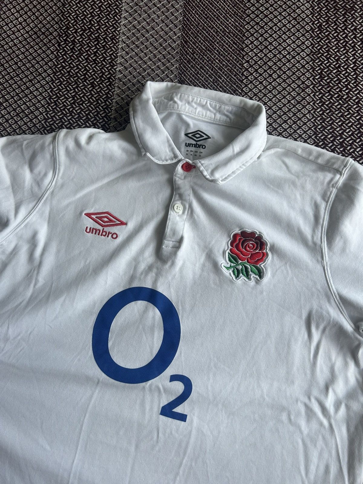 Umbro Umbro Rugby League Polo T-Shirt Jersey O2 Sportswear Size XL Size US XL / EU 56 / 4 - 6 Thumbnail