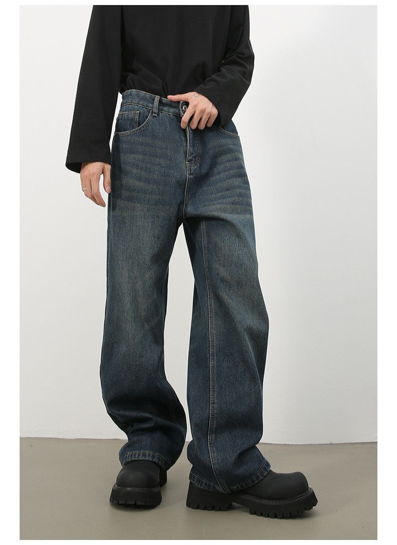 Japanese Brand × Jean Men's blue American loose straight jeans Size US 32 / EU 48 - 3 Thumbnail