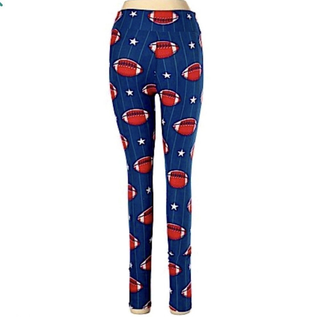 Other FOOTBALL PRINT MID RISE LEGGINGS OS Size 24" / US 00 / IT 34 - 8 Thumbnail