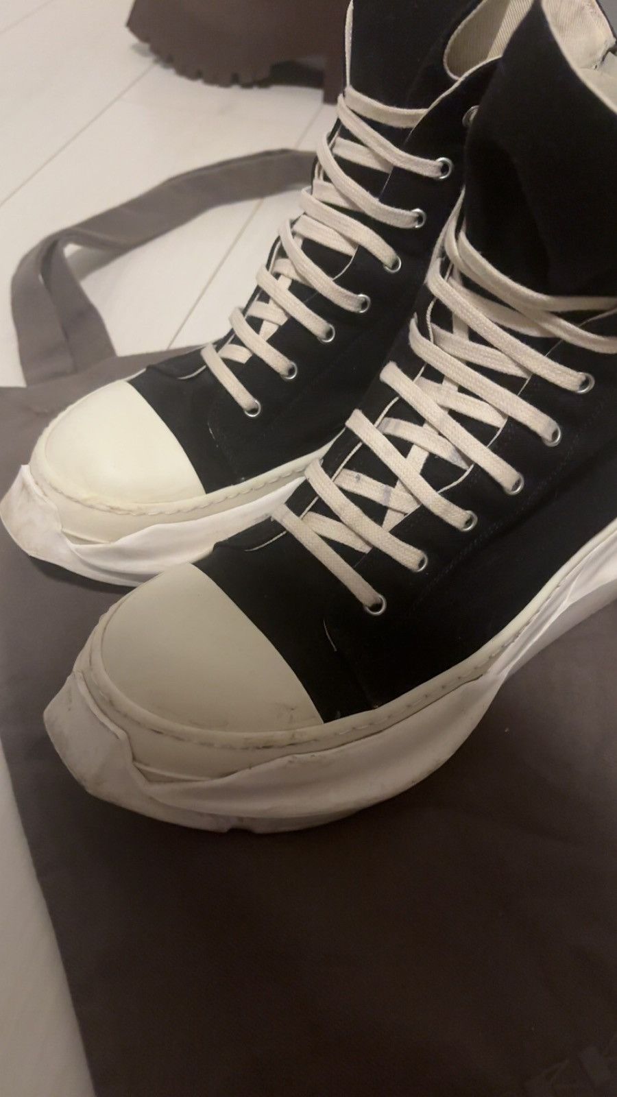 Rick Owens rick owens ramones abstract pentagram drkshdw Size US 11 / EU 44 - 3 Thumbnail