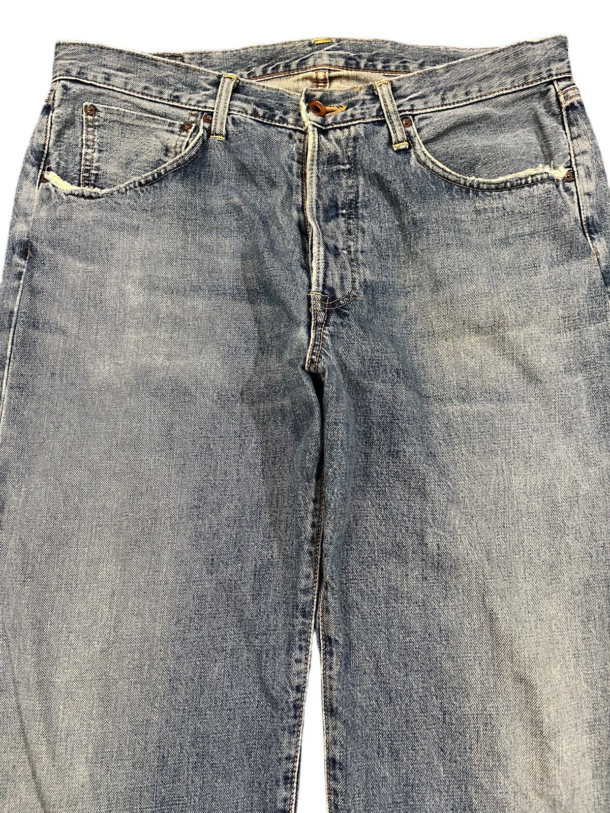 Edwin Vintage Edwin 505X Selvedge Baggy Denim Size US 35 - 2 Thumbnail