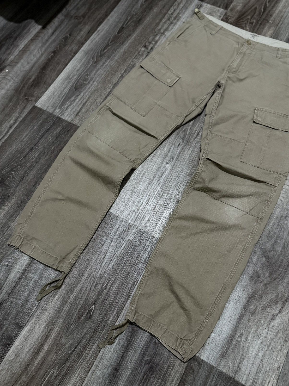 Carhartt CARHARTT MILITARY CARGO PANTS MEN’S ARMY CLASSIC DISTRESSED Size US 34 / EU 50 - 4 Thumbnail