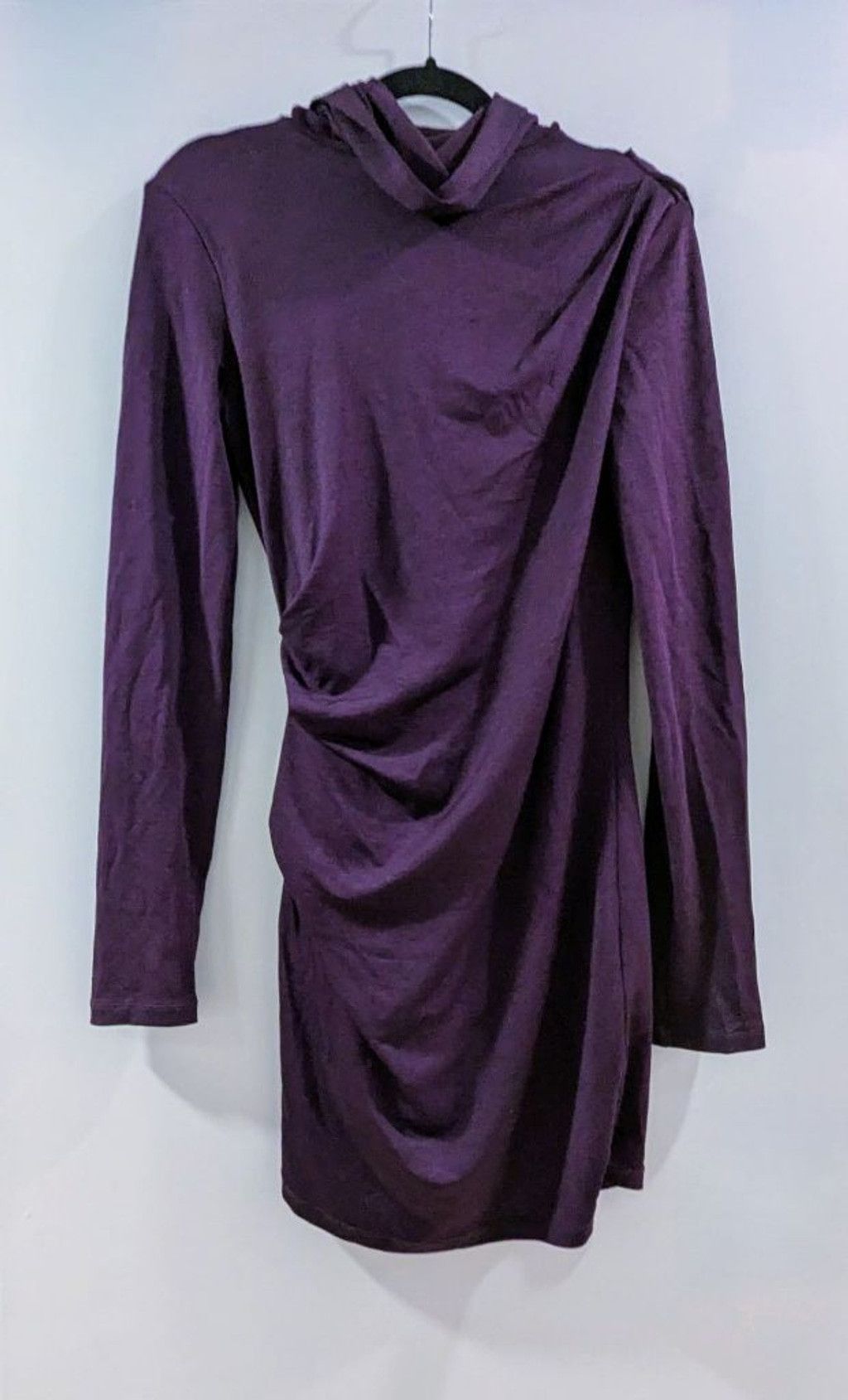 Alexander Wang Alexander Wang Purple Draped Hoodie Dress Size M Size M / US 6-8 / IT 42-44 - 4 Thumbnail