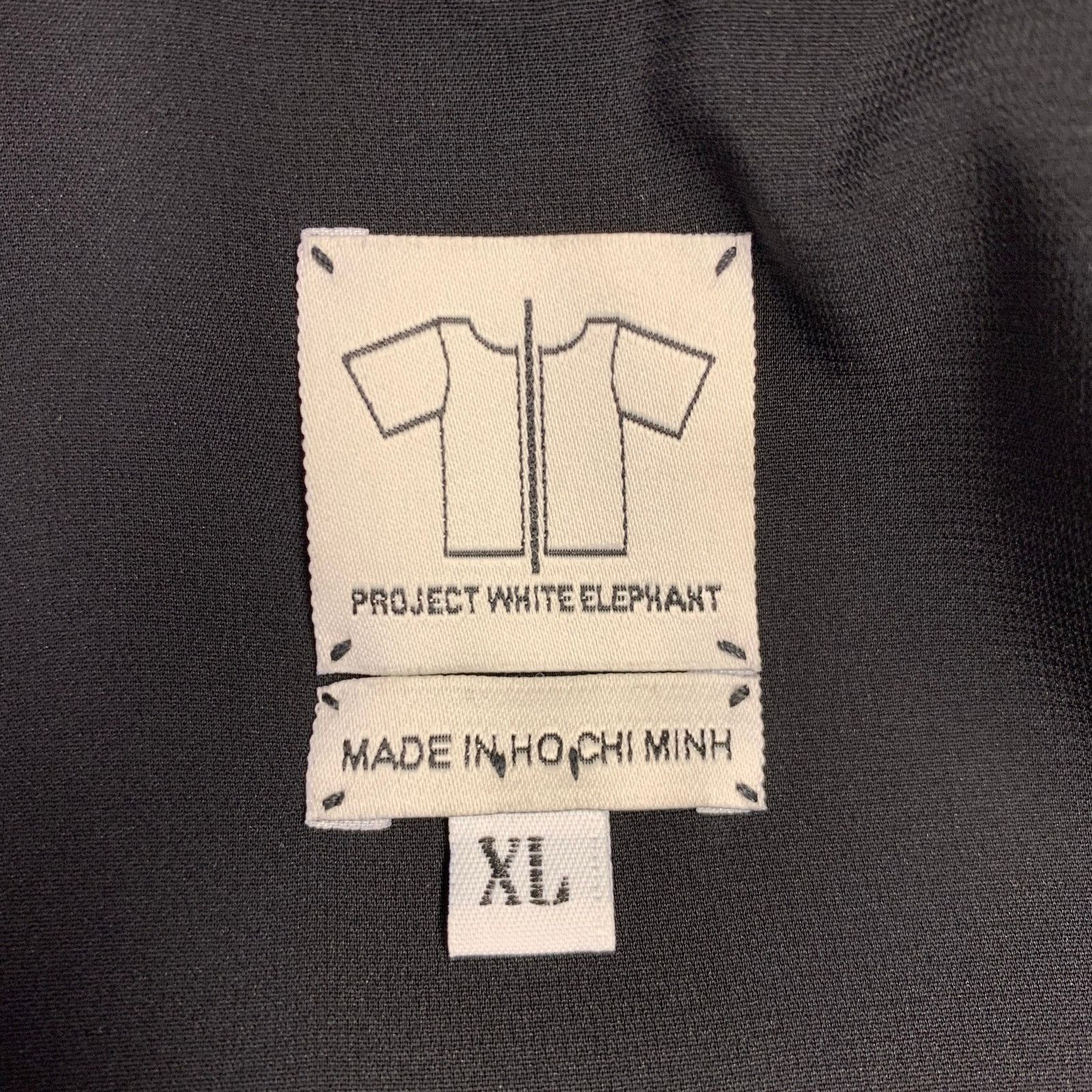 Other PROJECT WHITE ELEPHANT XL Black Blue Cotton Blend Jacket Size US XL / EU 56 / 4 - 9 Thumbnail