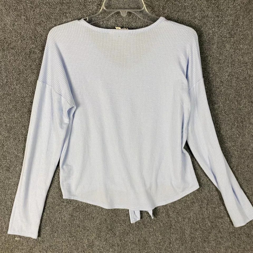 Other Pink Republic Blouse Women's Small Long Sleeve Blue Rayon S Size S / US 4 / IT 40 - 7 Thumbnail