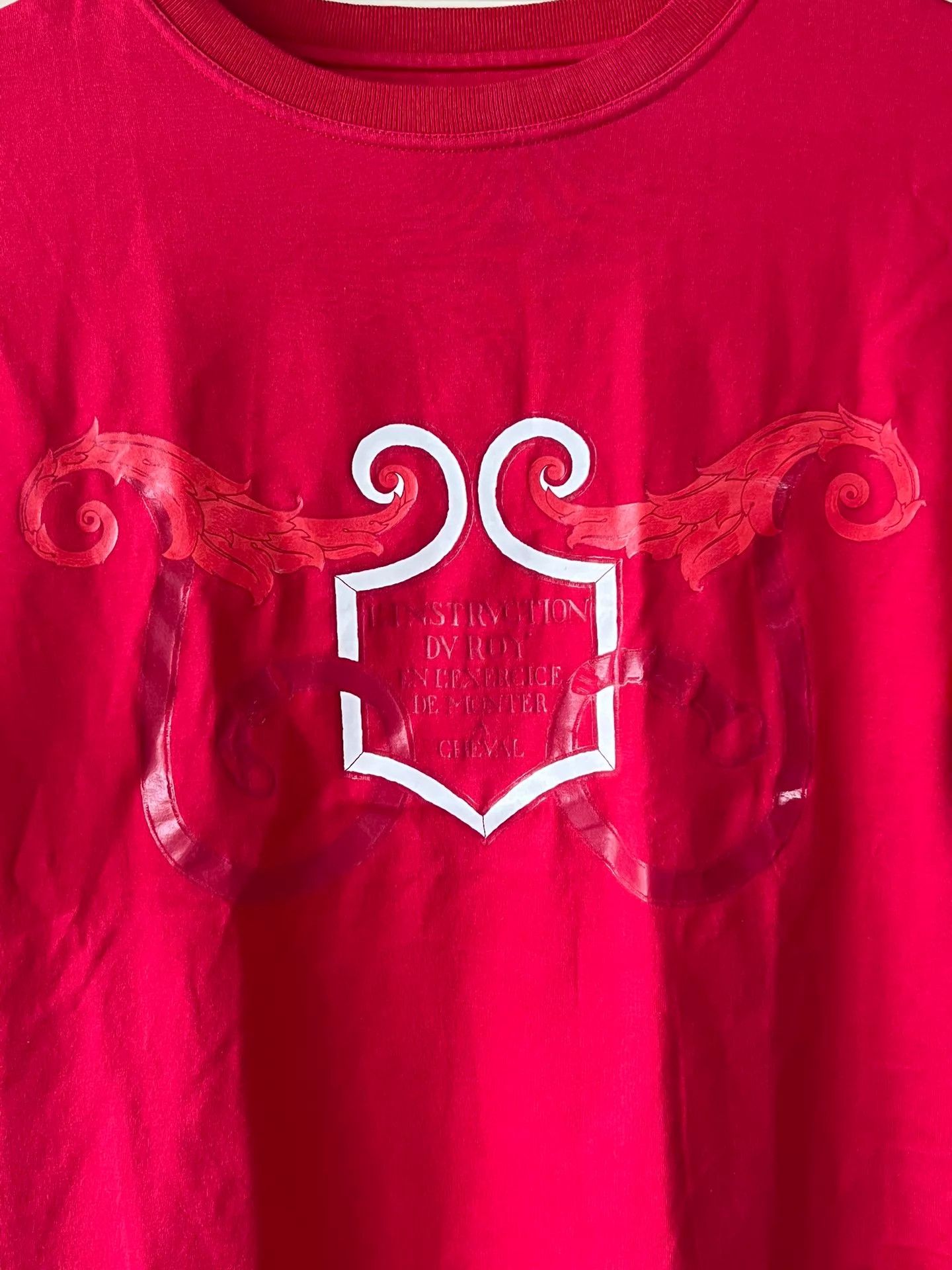 Hermes Hermès Women's Red Music Note Wing 34 Short-Sleeve T-shirt Size XS / US 0-2 / IT 36-38 - 4 Thumbnail