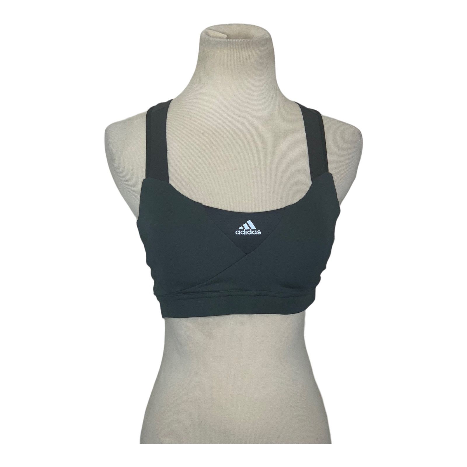 Adidas Adidas gray crossed back sports bra size XS Size XS / US 0-2 / IT 36-38 - 6 Thumbnail