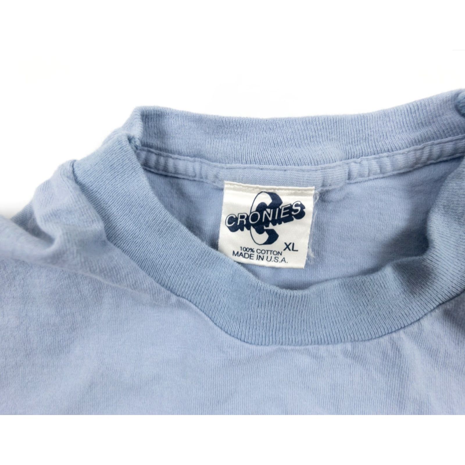 Vintage VINTAGE Elvis Presley T-Shirt Men XL Blue 90s Rock and Roll Music Graphic Tee Size US XL / EU 56 / 4 - 5 Thumbnail