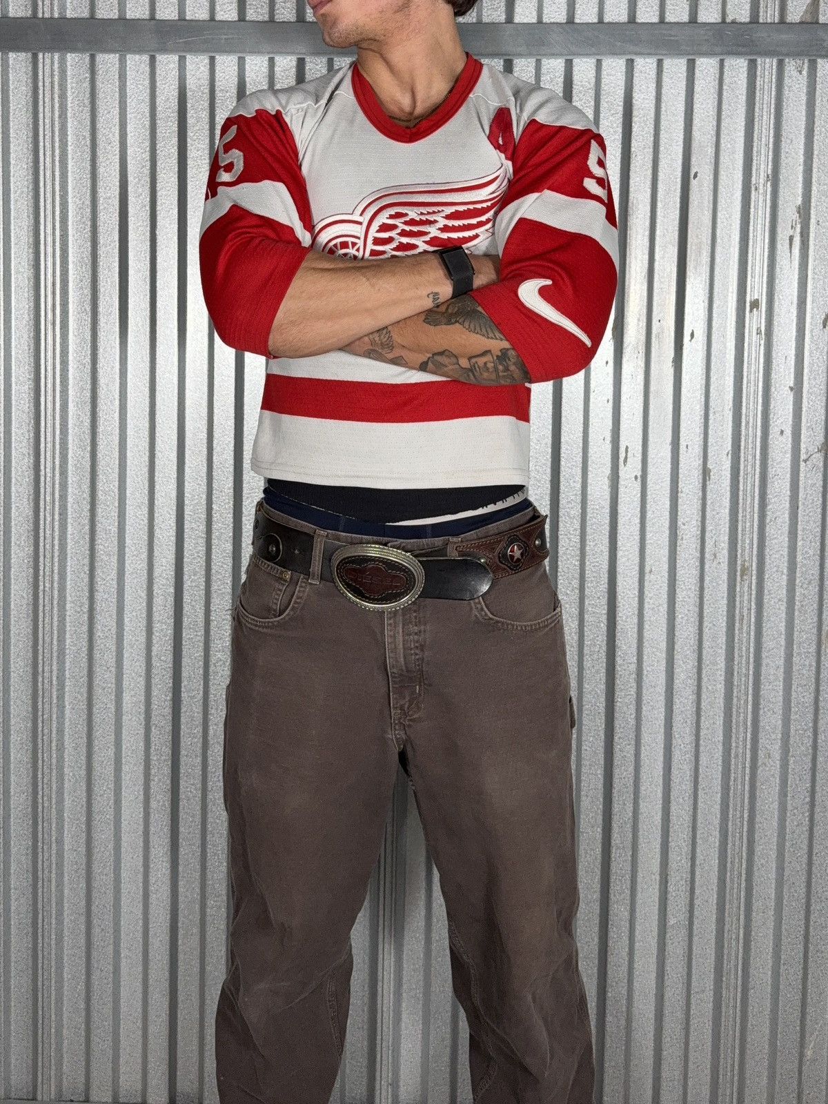 NHL Vintage Nike NHL Detroit Red Wings Jersey Size US S / EU 44-46 / 1 - 1 Thumbnail