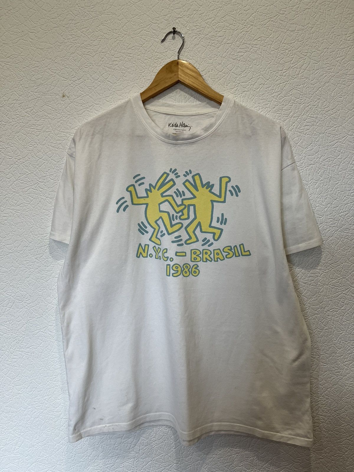 Keith Haring Keith Haring White T shirt Size US L / EU 52-54 / 3 - 1 Thumbnail