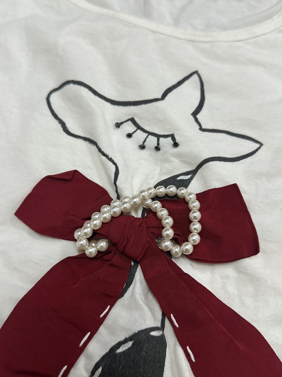Moschino Moschino Cheap And Chic Ribbon Laces / Pearl Shirt Size S / US 4 / IT 40 - 8 Thumbnail