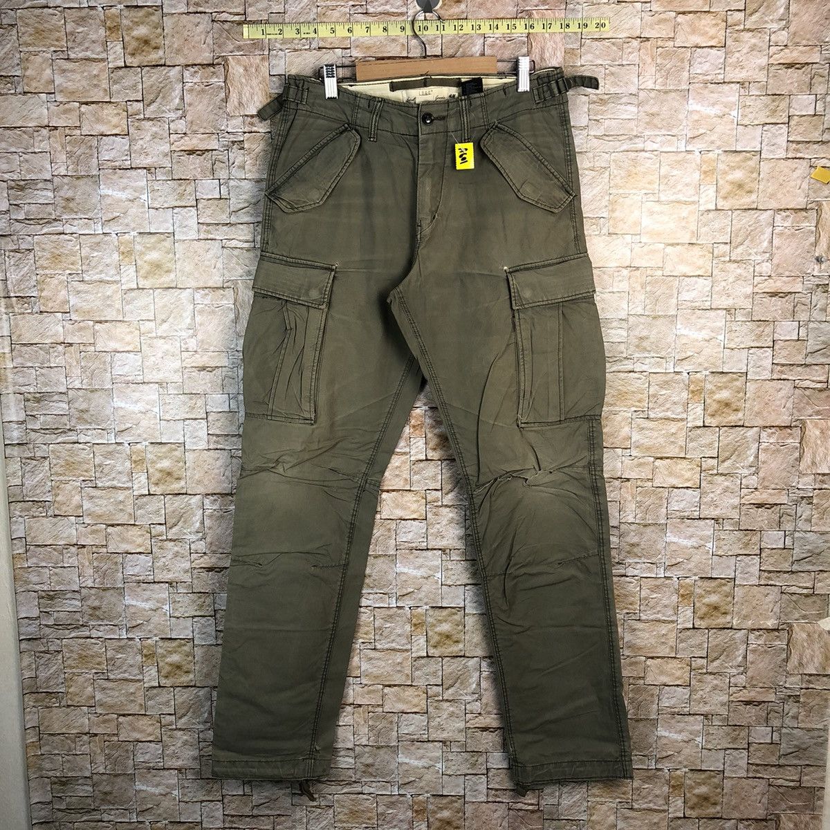 Japanese Brand H&M Green Cargo Multipocket Pants #A601 Size US 29 - 1 Thumbnail