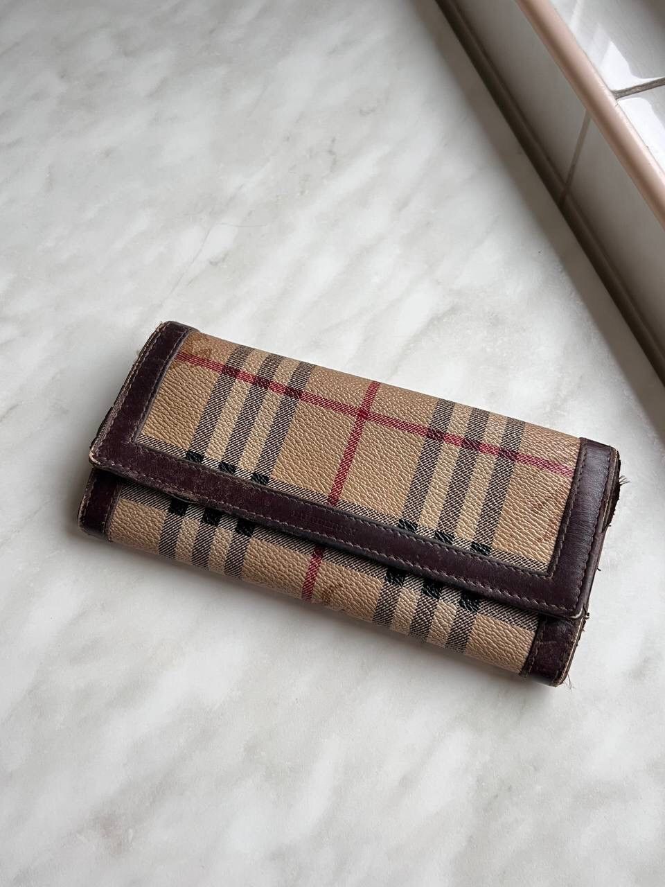 Burberry × Vintage VINTAGE BURBERRY NOVA CHECK LONG WALLET MADE IN ITALY Size ONE SIZE - 1 Thumbnail