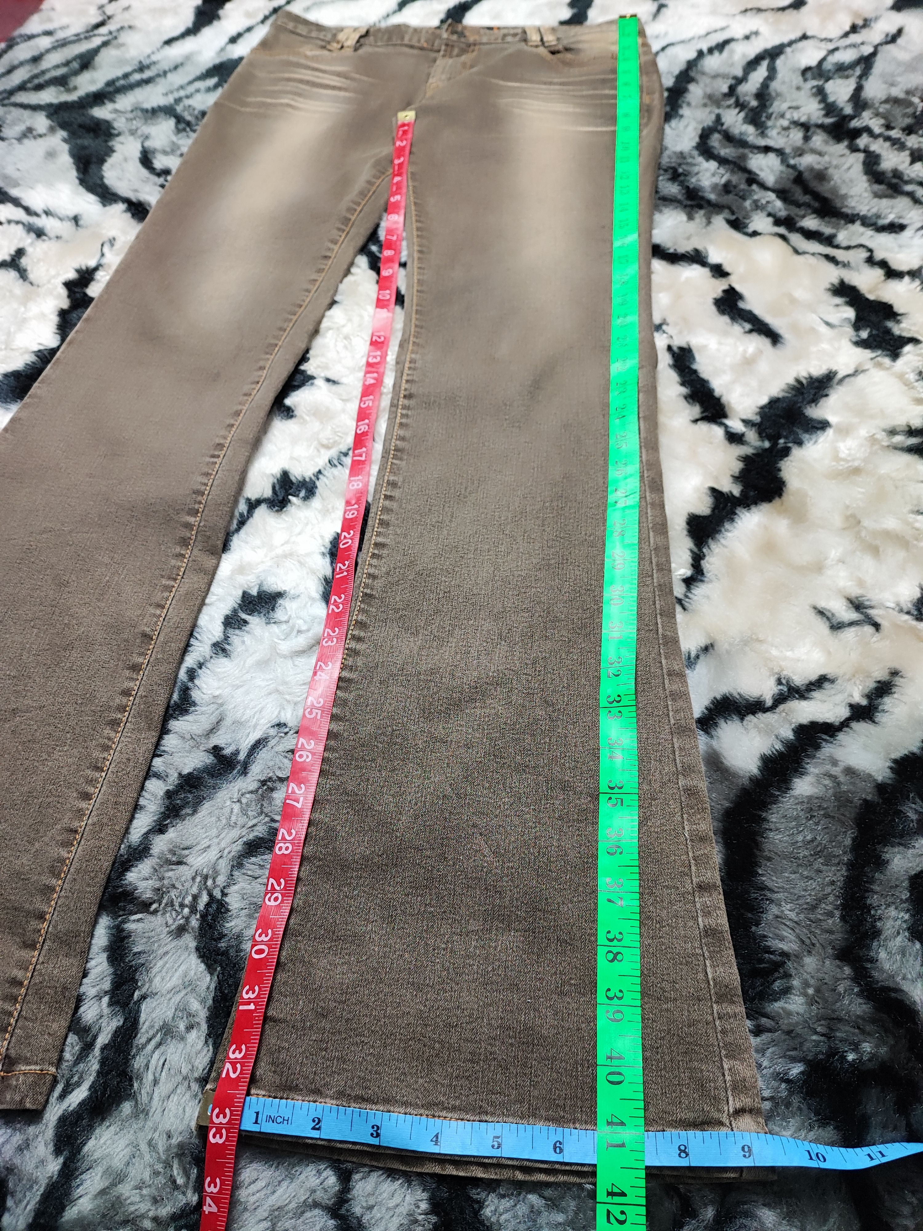 Japanese Brand Rusty Flare Jeans Low Rise Size US 31 - 5 Thumbnail