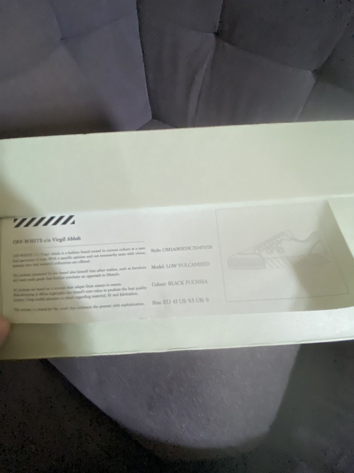 Off-White Off white vulc low fuchsia Size US 9.5 / EU 42-43 - 9 Thumbnail