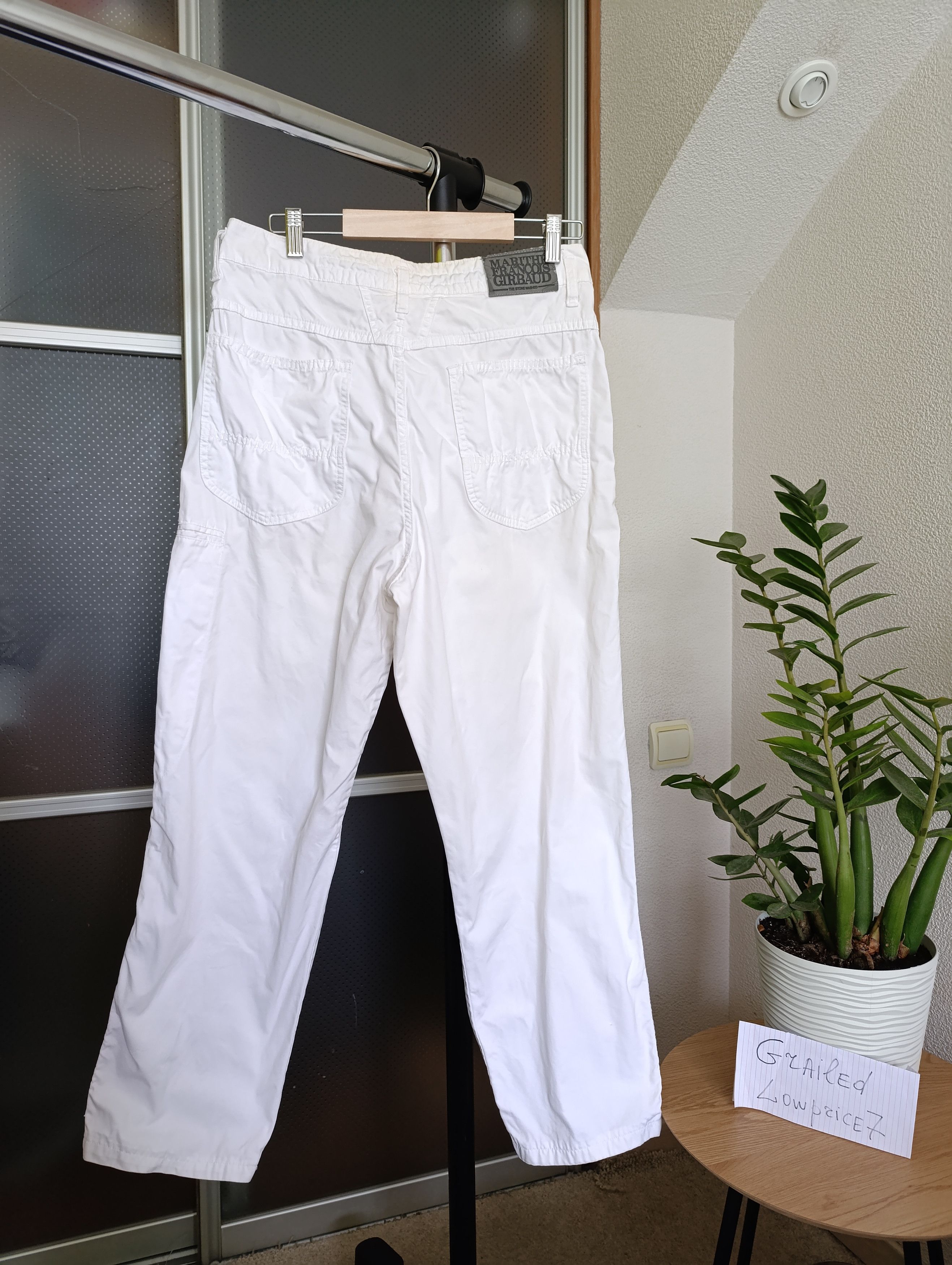 Marithe + Francois Girbaud VINTAGE 80’S MENS MARITHE’ FRANCOIS GIRBAUD COTTON PANTS Size US 32 / EU 48 - 4 Thumbnail