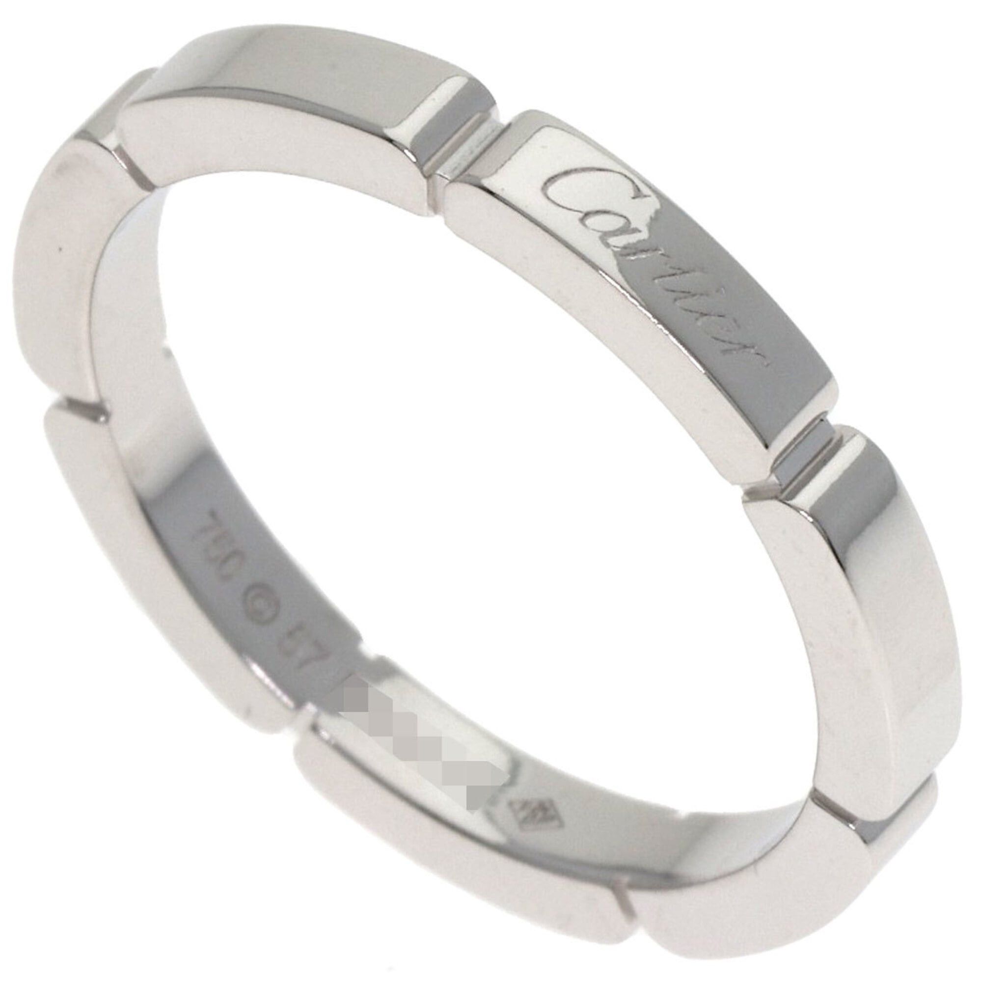 Cartier Cartier Maillon Panthère #57 Ring, 18K White Gold, Women's, CARTIER Size ONE SIZE - 1 Thumbnail