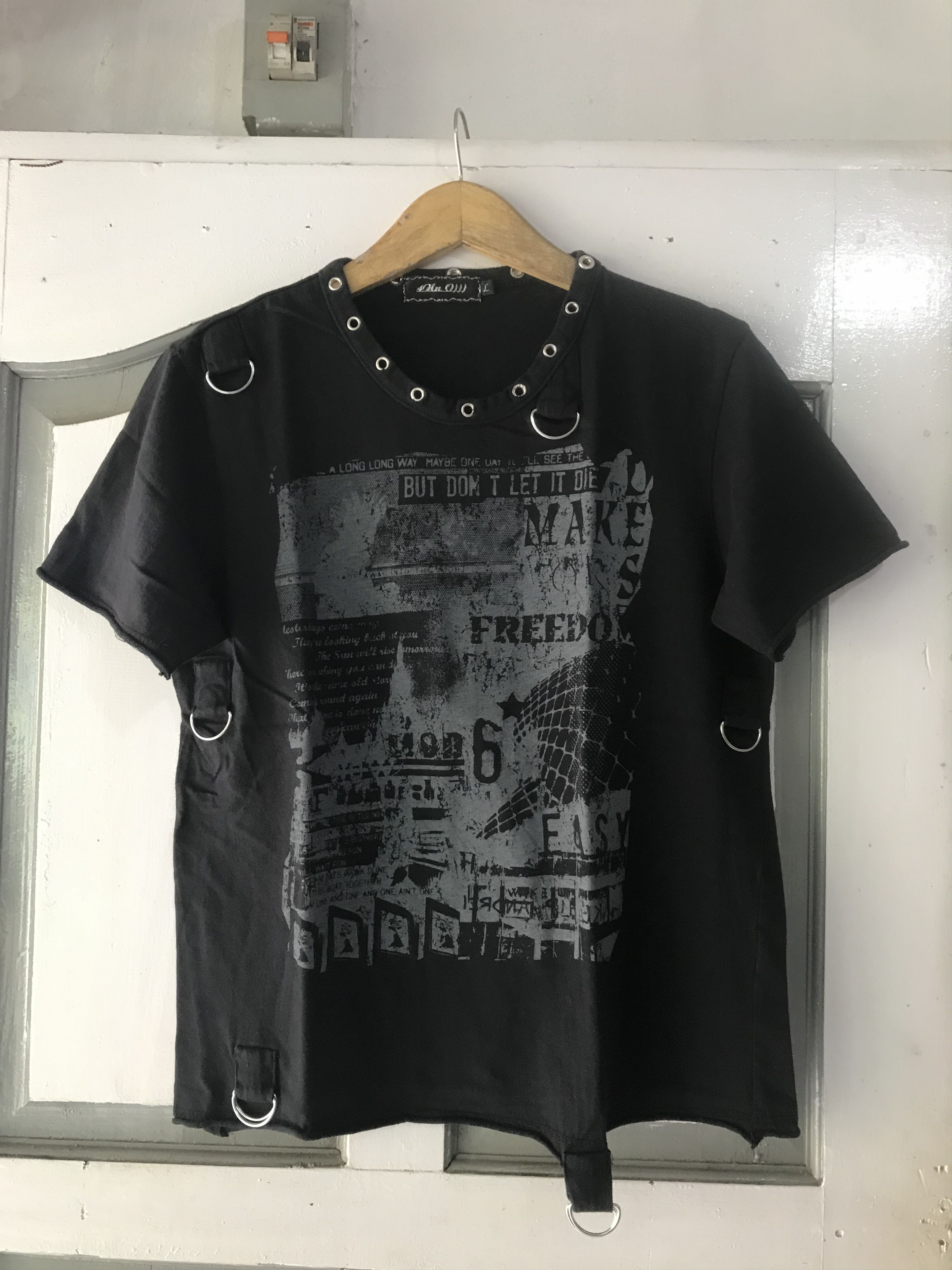 If Six Was Nine Y2K Punk Laces up lgb Shirts Size US S / EU 44-46 / 1 - 1 Thumbnail