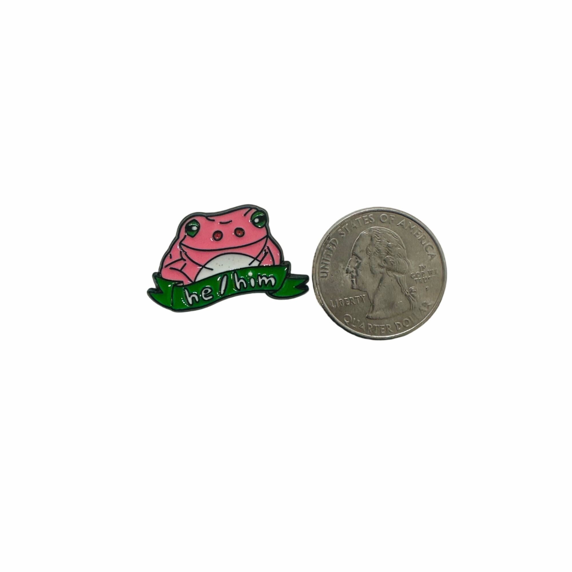 Other ✨Oz Pink Frog Alloy Pins Cartoon Cute Animal Enamel Brooch H Size ONE SIZE - 5 Thumbnail