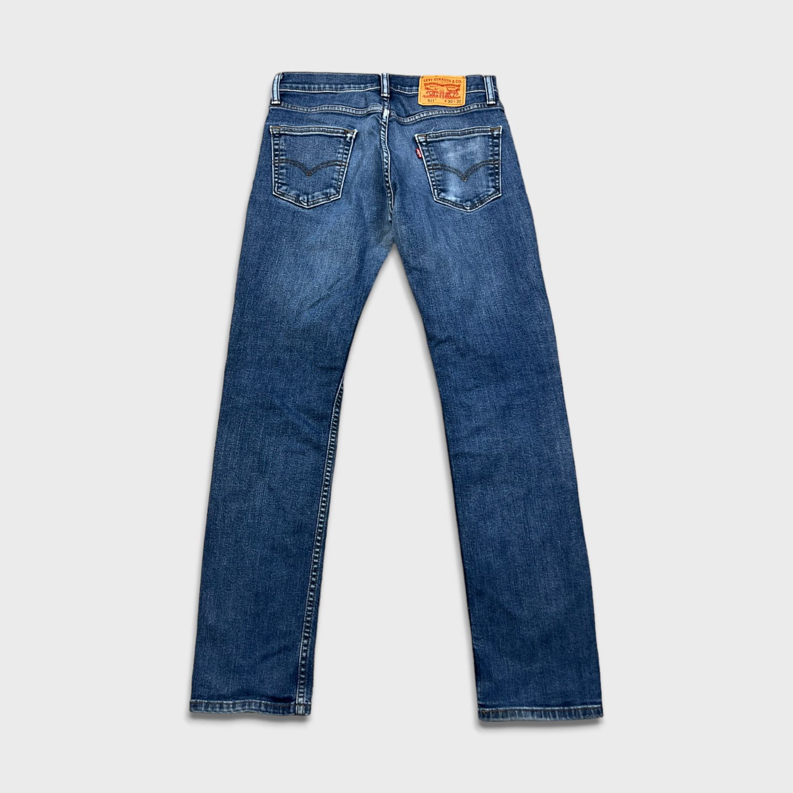Levi's × Vintage Levi's 511 Jeans 30x32 Slim Fit Faded American Denim Pants Size US 30 / EU 46 - 4 Thumbnail