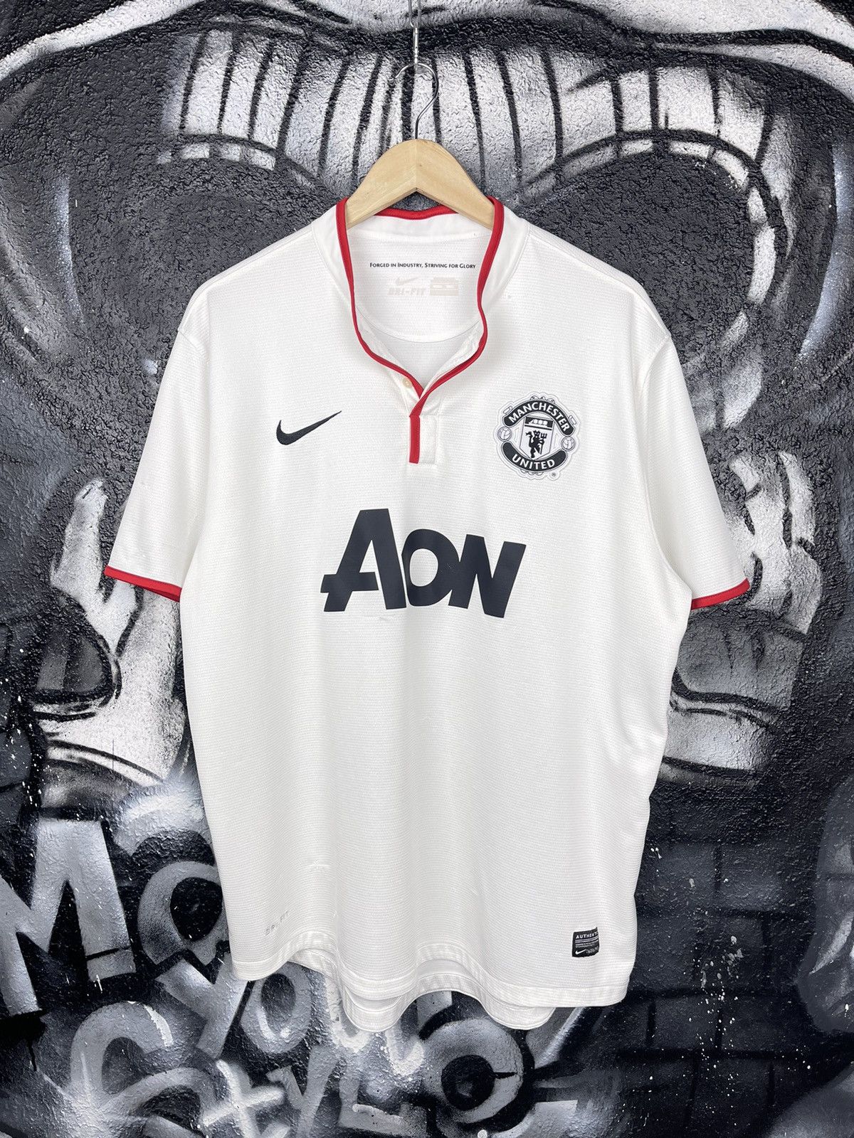 Nike Nike Manchester United White Home Soccer Jersey Size XL Size US XL / EU 56 / 4 - 3 Thumbnail