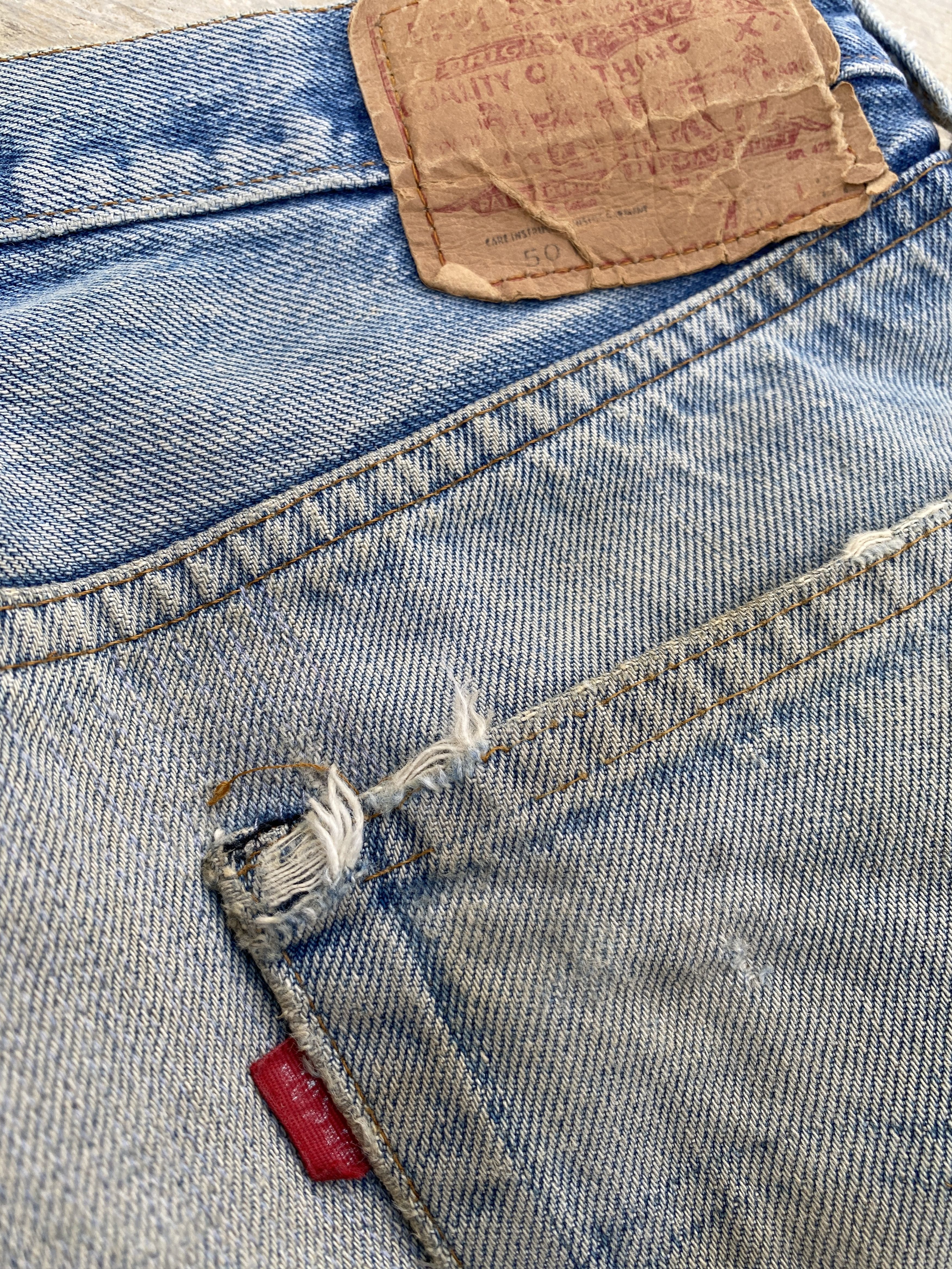 Levi's × Vintage Vintage 80s Levis 501 Redline #524 Selvedge Jeans Size US 29 - 11 Thumbnail