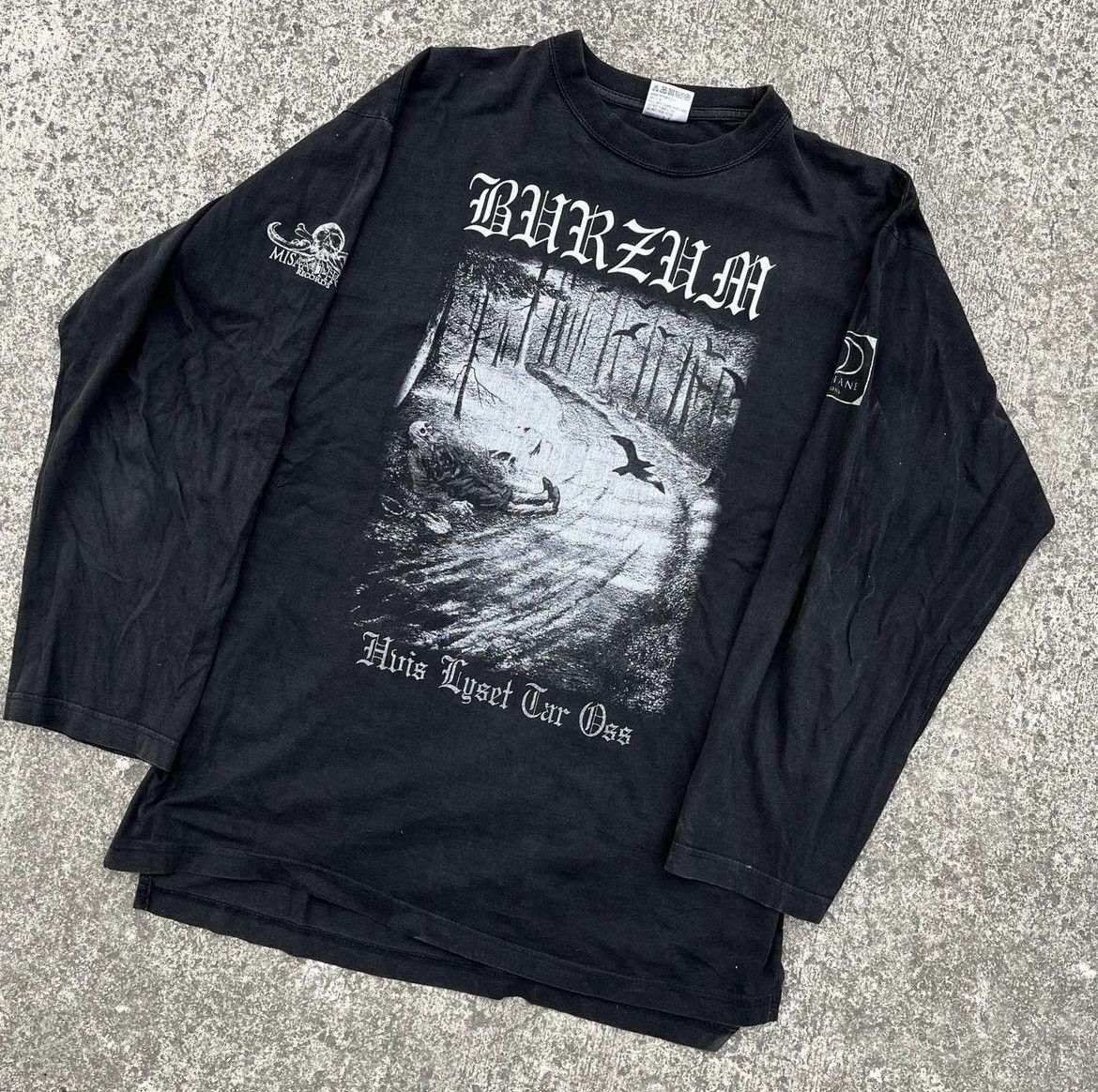 Vintage Burzum 1998 longsleeve Size US XL / EU 56 / 4 - 1 Thumbnail