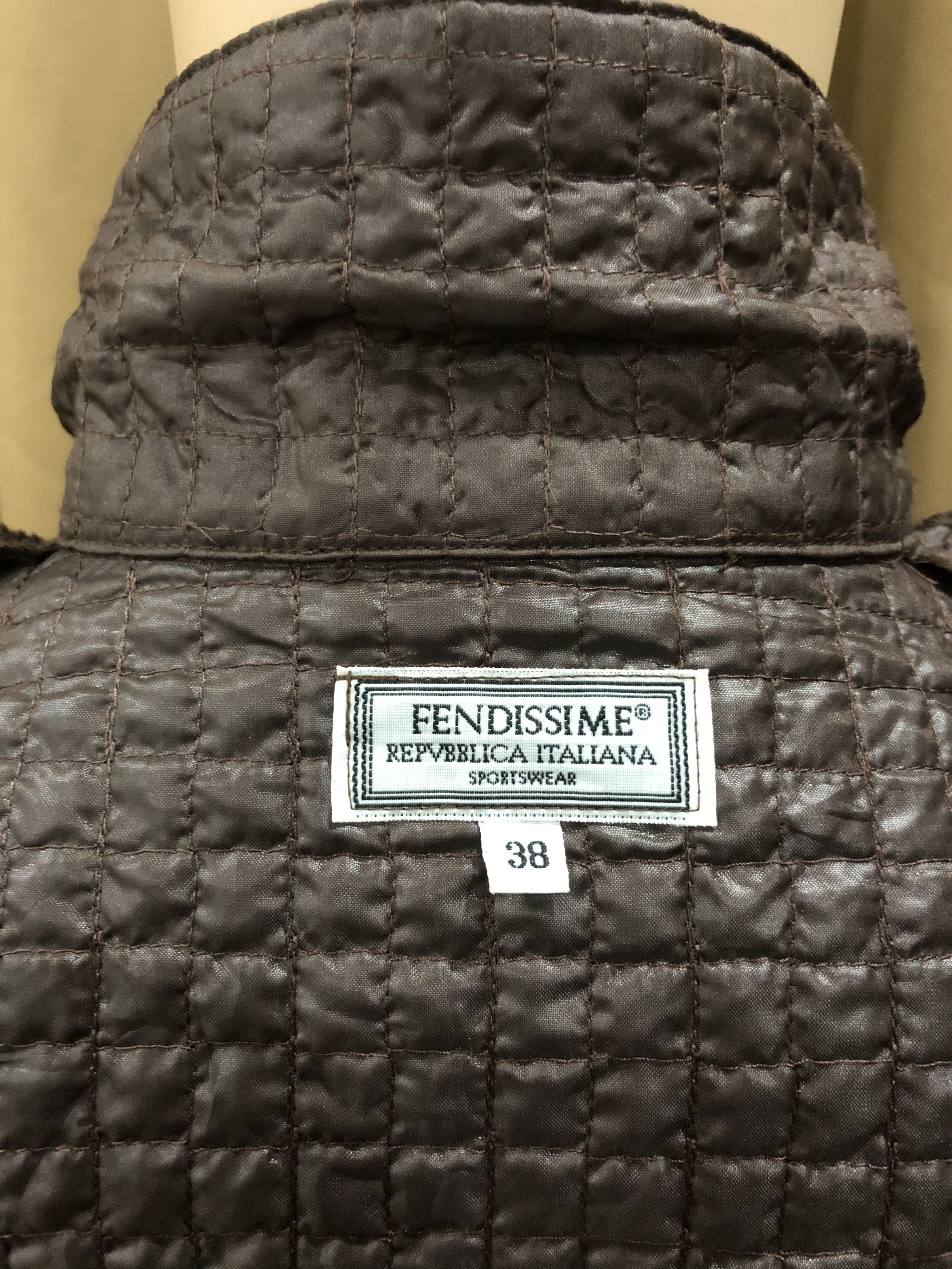 Fendi Fendissime by Fendi Quilted Shirt Jacket Iridescent Purple Size XS / US 0-2 / IT 36-38 - 5 Thumbnail